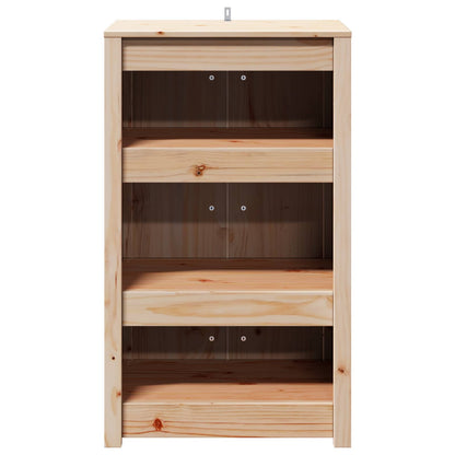 vidaXL Outdoor Kitchen Cabinet MEPPEL 2 pcs Natural Douglas