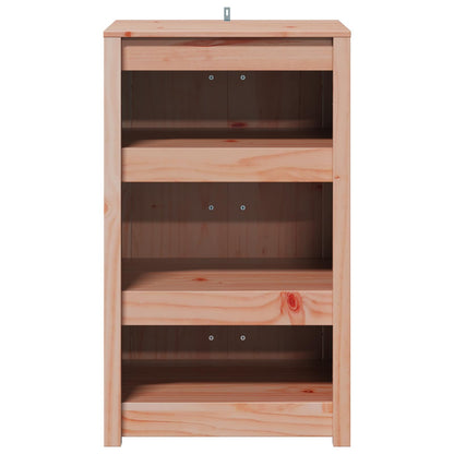 vidaXL Outdoor Kitchen Cabinet MEPPEL 2 pcs White Solid Pine Wood