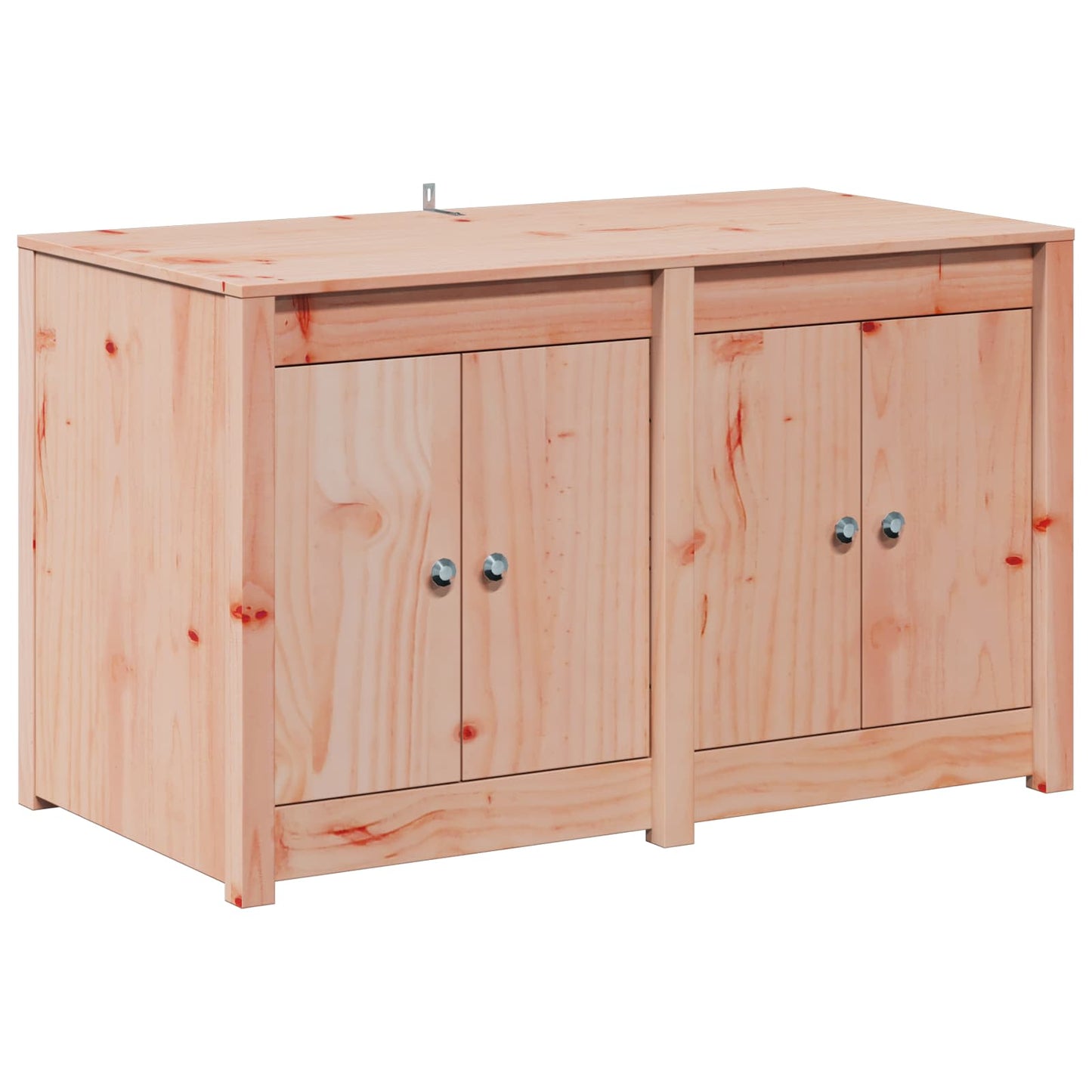 vidaXL Outdoor Kitchen Cabinet MEPPEL 3 pcs White Solid Pine Wood