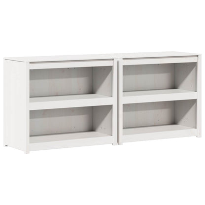 vidaXL Outdoor Kitchen Cabinet MEPPEL 2 pcs White 212 x 55 x 92 cm