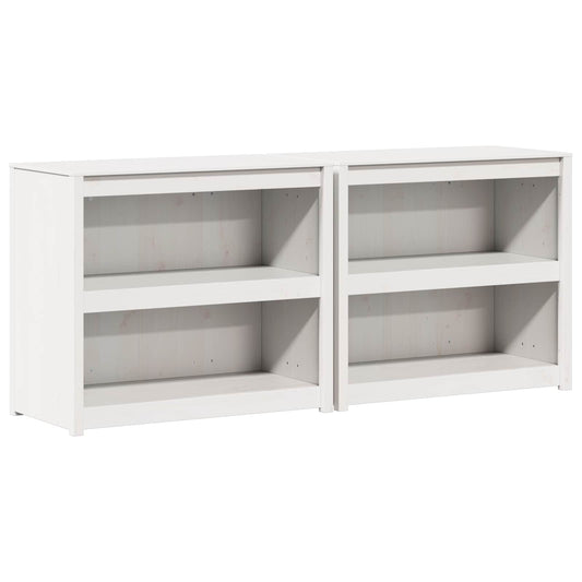 vidaXL Outdoor Kitchen Cabinet MEPPEL 2 pcs White 212 x 55 x 92 cm