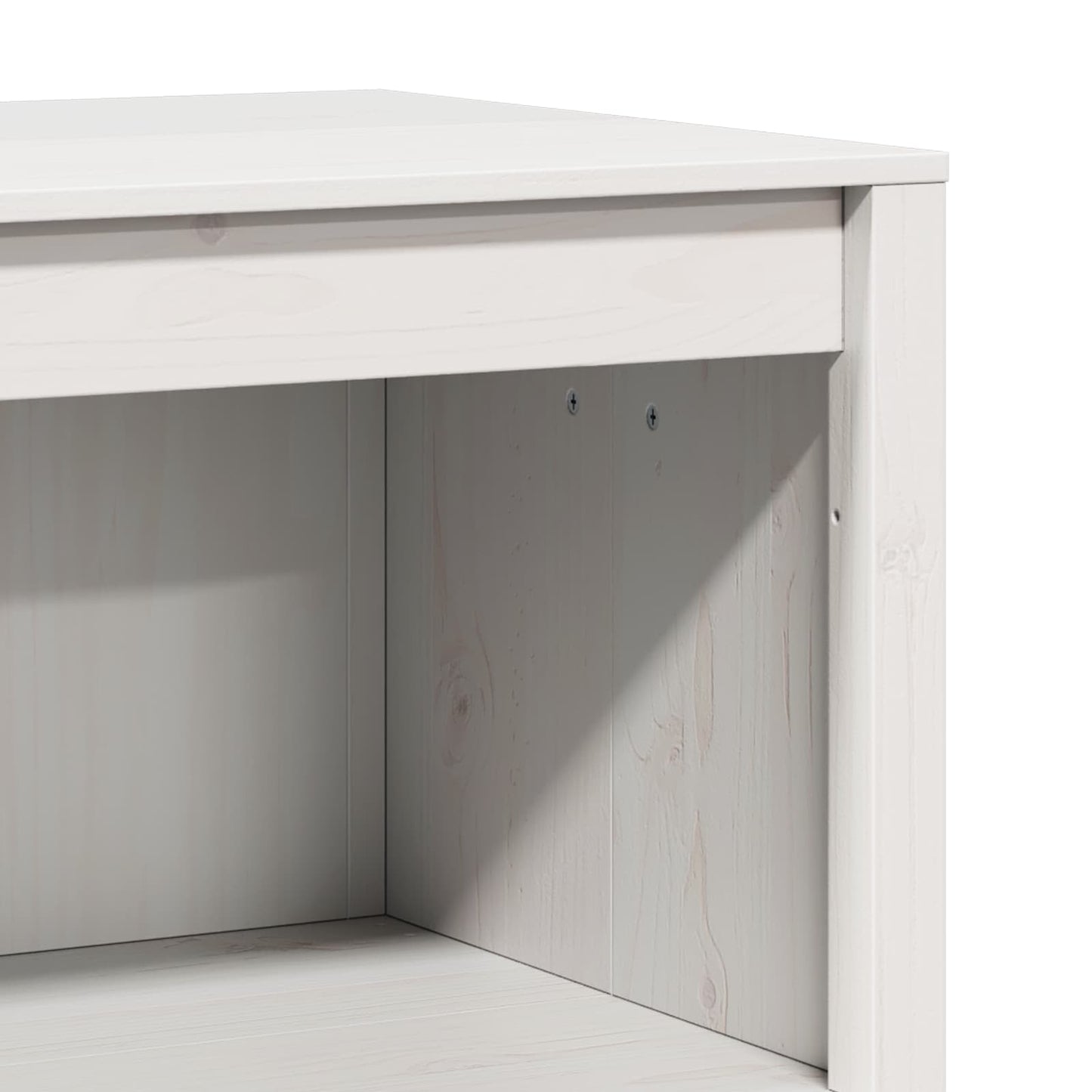 vidaXL Outdoor Kitchen Cabinet MEPPEL 3 pcs White Solid Pine Wood