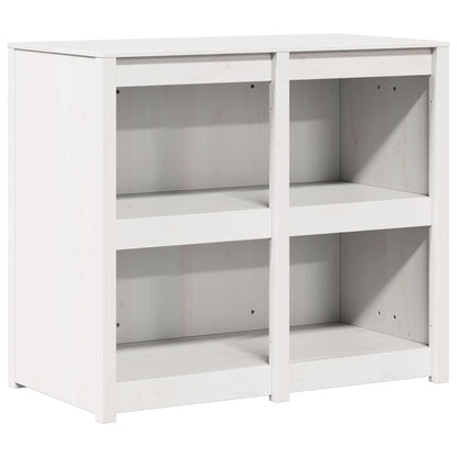 vidaXL Outdoor Kitchen Cabinet MEPPEL 3 pcs White Solid Pine Wood