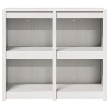 vidaXL Outdoor Kitchen Cabinet MEPPEL 3 pcs White Solid Pine Wood