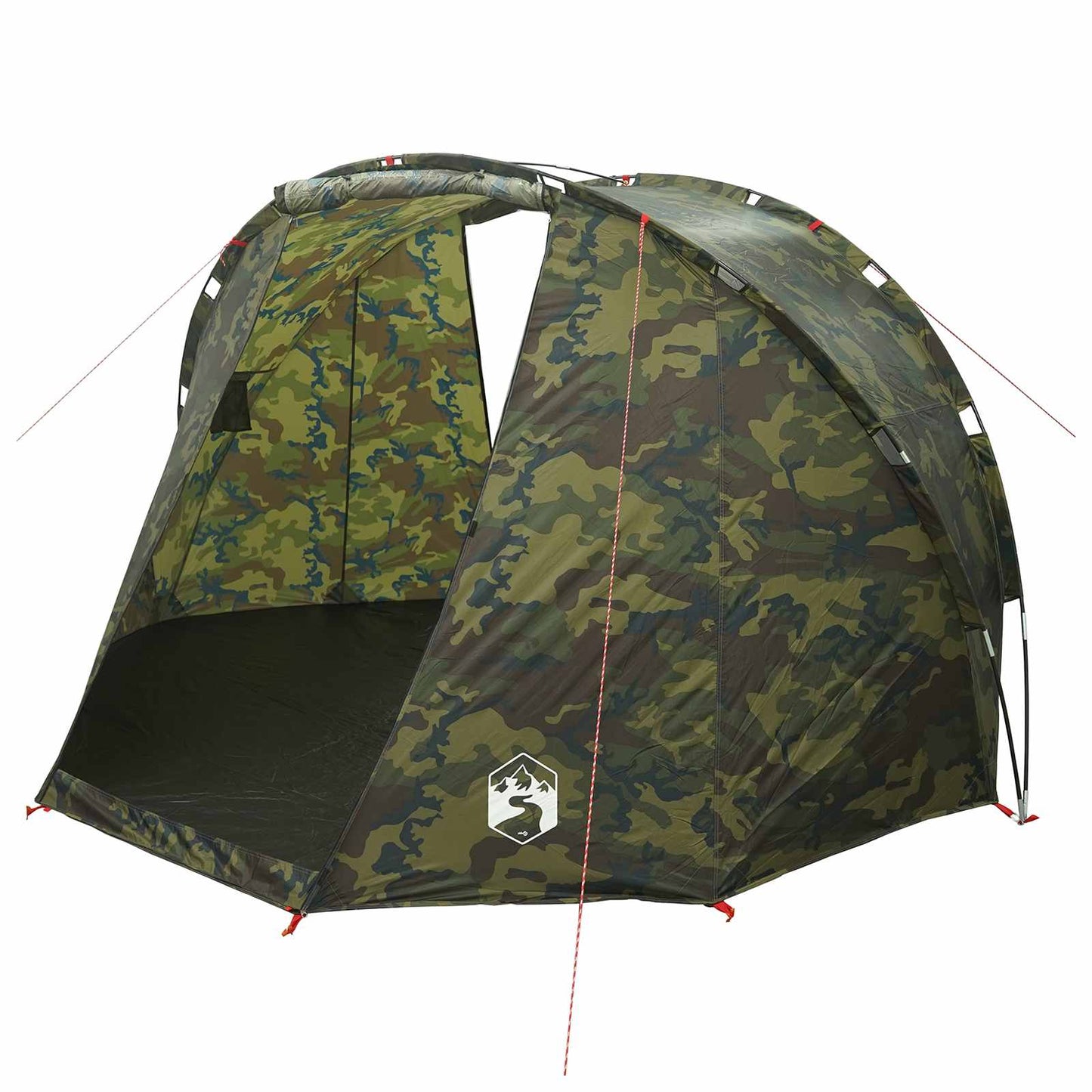 vidaXL Fishing Tent Quick Release -Person 5-Person Light Camouflage