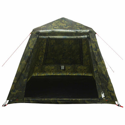 vidaXL Fishing Tent Quick Release -Person 4-Person Light Camouflage