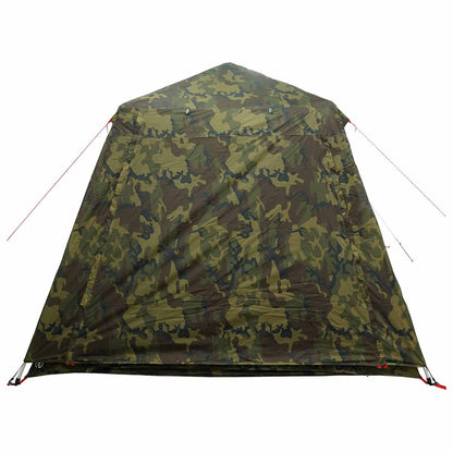 vidaXL Fishing Tent Quick Release -Person 4-Person Light Camouflage