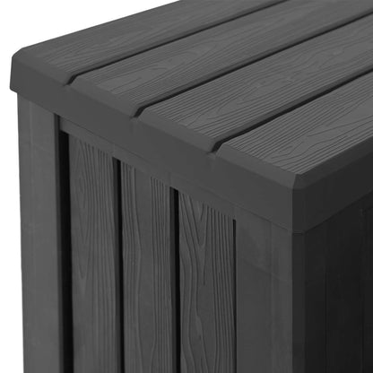 vidaXL Hot Tub Step with Storage 2-Step Black 93 x 57 x 35 cm PP