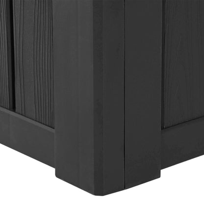 vidaXL Hot Tub Step with Storage 2-Step Black 93 x 57 x 35 cm PP