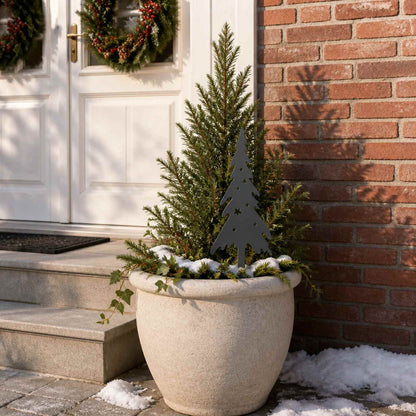 vidaXL Garden Stake 20 x 6 cm Steel Anthracite