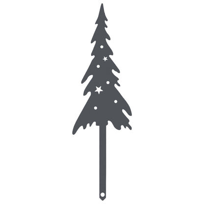 vidaXL Garden Stake 20 x 6 cm Steel Anthracite