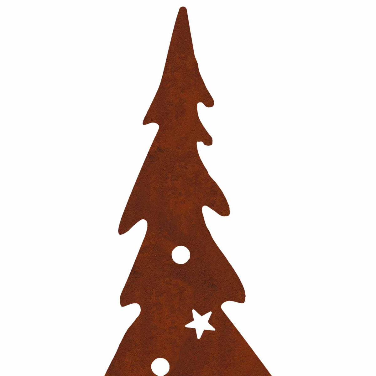 vidaXL Garden Stake 20 x 6 cm Weathering Steel Rusty