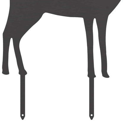 vidaXL Garden Stake 46 x 30 cm Steel Black
