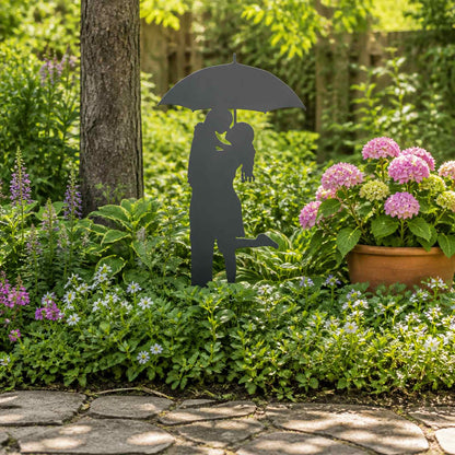 vidaXL Garden Stake 50 x 24.5 cm Steel Anthracite
