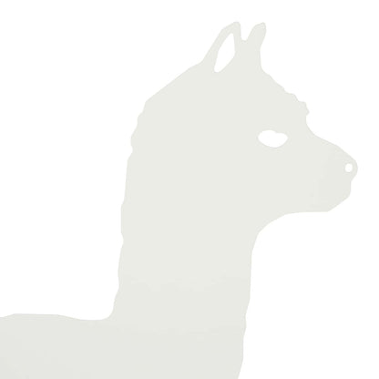 vidaXL Garden Stake 47.5 x 32 cm Steel White