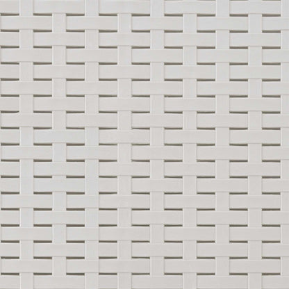 vidaXL 3-Seater Garden Sofa Rattan Look PP White
