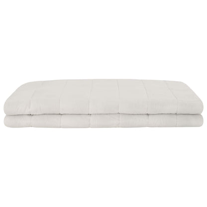 vidaXL Weighted Blanket White 122 x 183 cm 5 kg 100% Cotton 205T