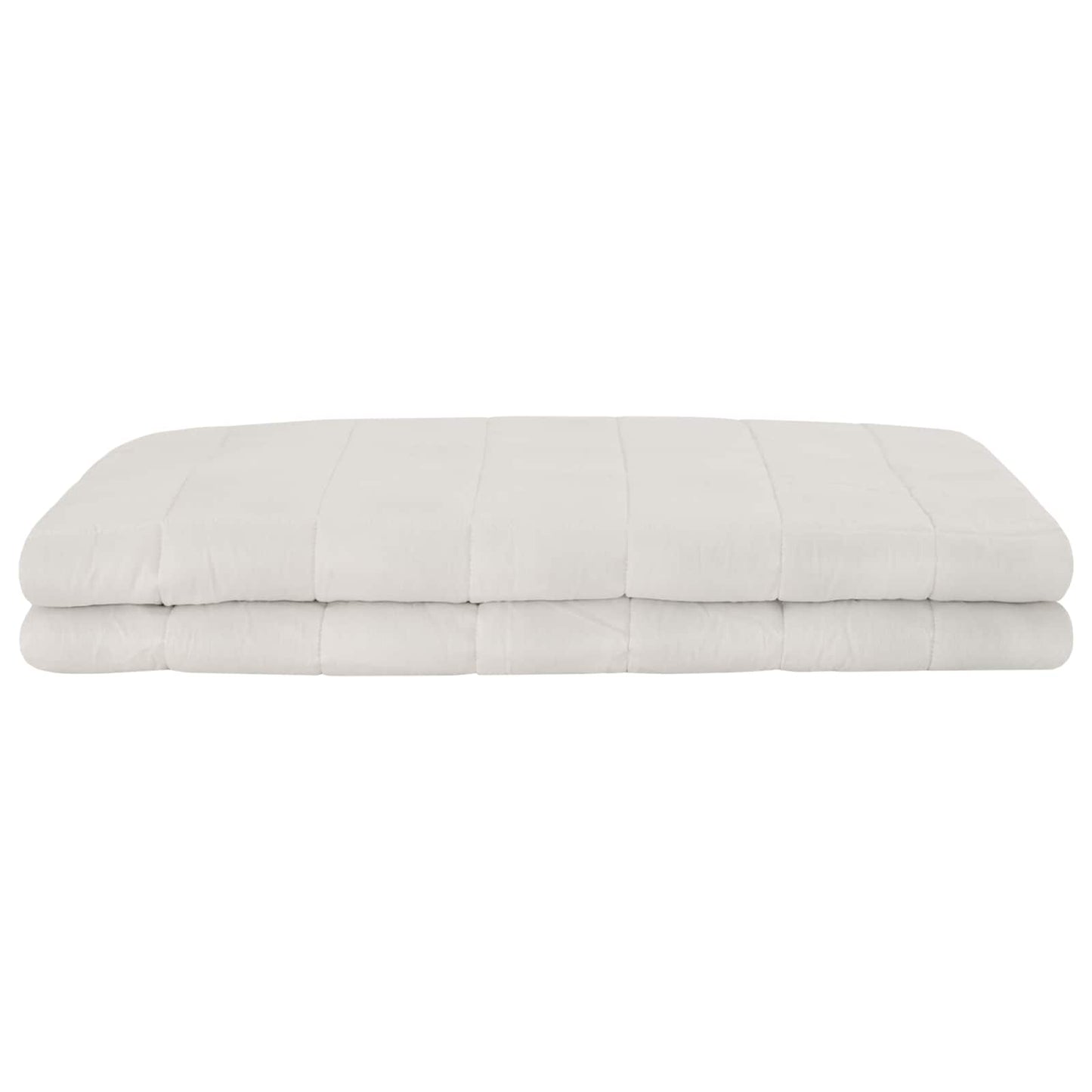 vidaXL Weighted Blanket White 122 x 183 cm 9 kg 100% Cotton 205T