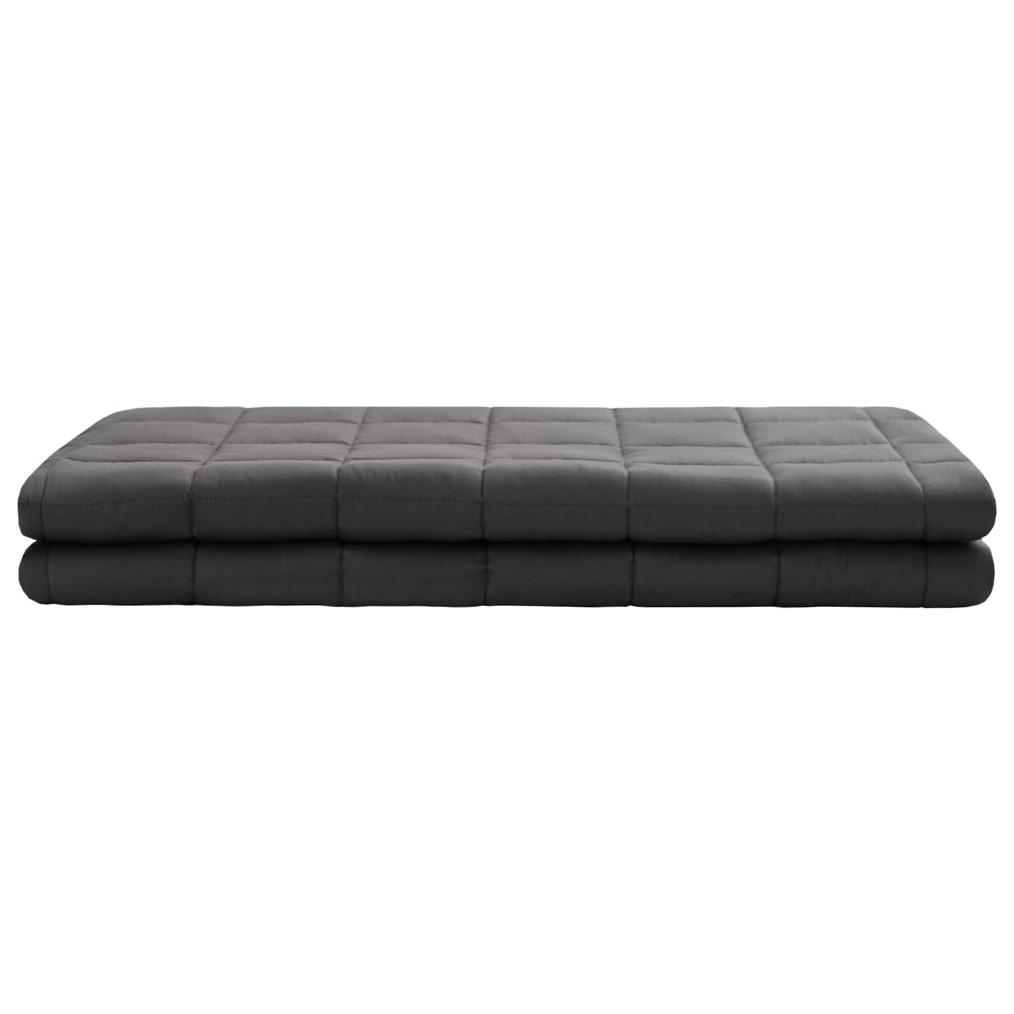 vidaXL Weighted Blanket Anthracite 122 x 183 cm 9 kg 100% Cotton 205T