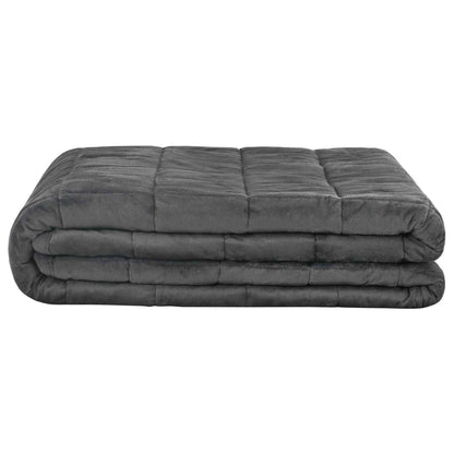 vidaXL Weighted Blanket Anthracite 140 x 200 cm 6 kg 100% Cotton 205T