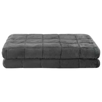 vidaXL Weighted Blanket Anthracite 152 x 203 cm 7 kg 100% Cotton 205T