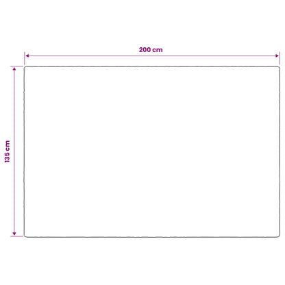 vidaXL Weighted Blanket White 135 x 200 cm 10 kg 100% Cotton 205T