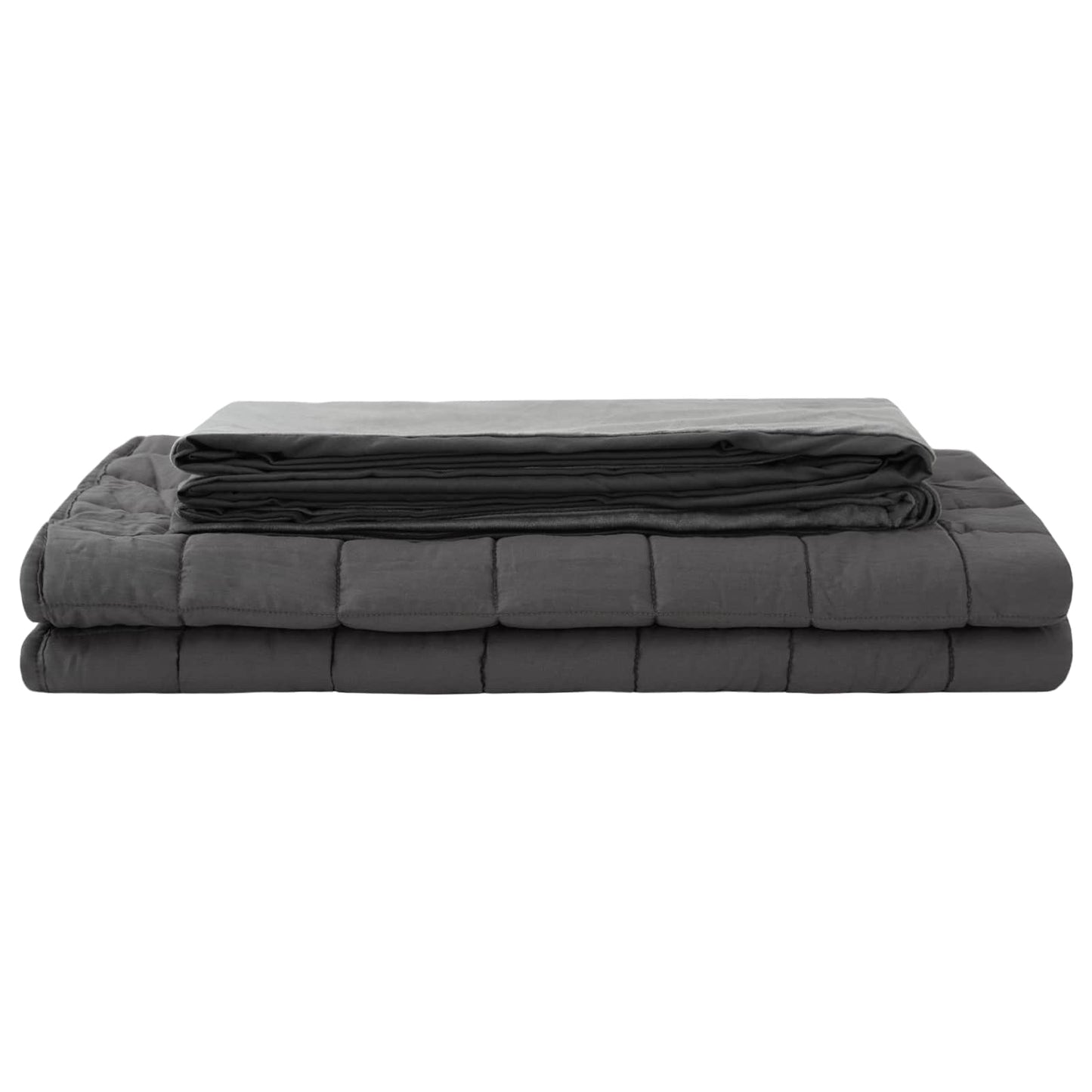 vidaXL Weighted Blanket Anthracite 122 x 183 cm 9 kg 100% Cotton 205T