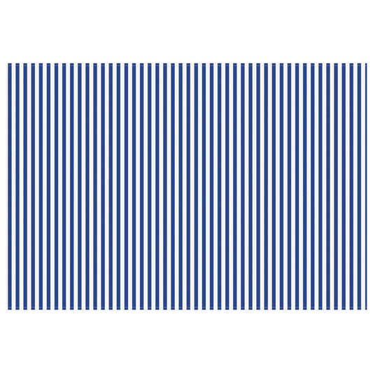 vidaXL Awning Replacement Fabric Blue and White 300 x 250 cm Polyester