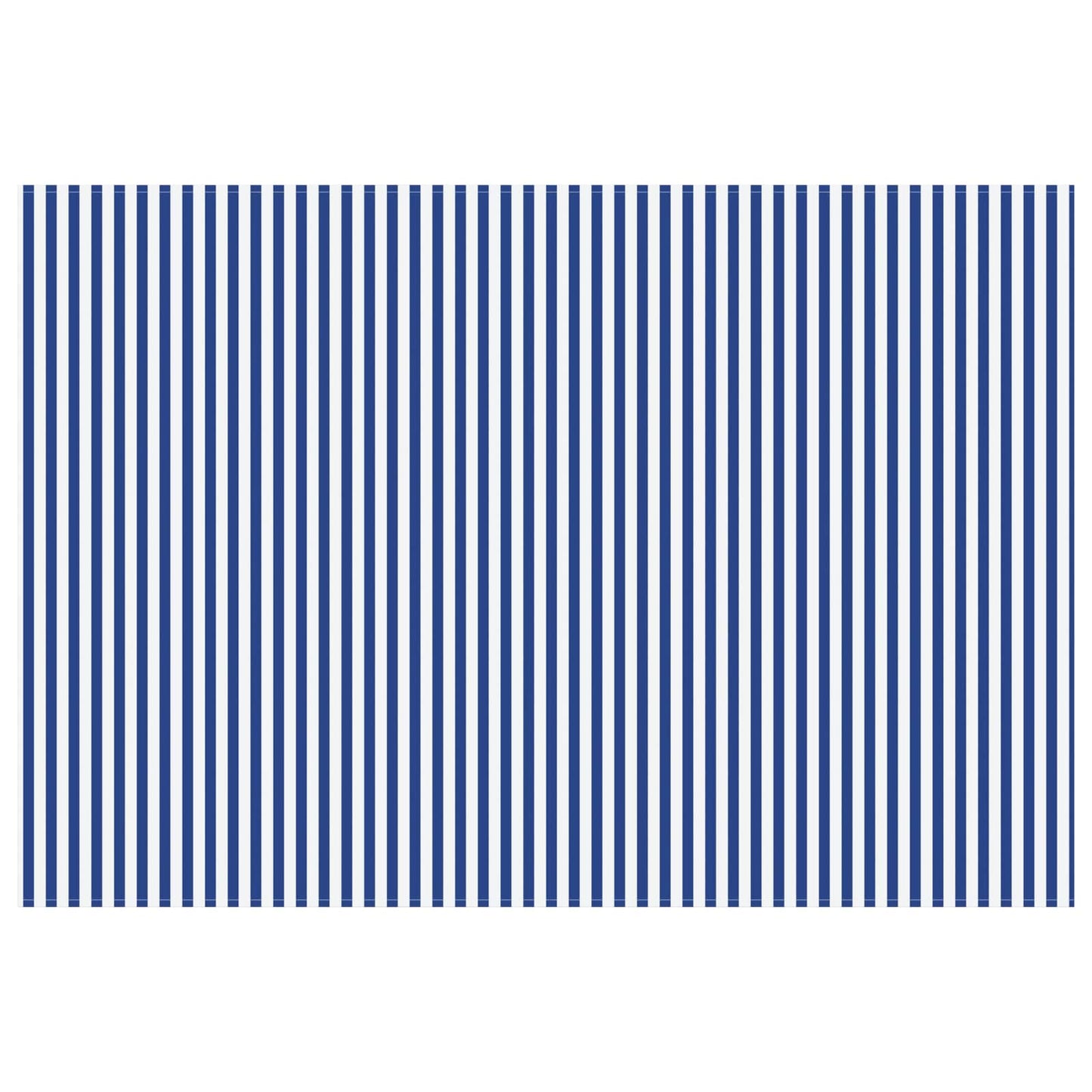 vidaXL Awning Replacement Fabric Blue and White 400 x 350 cm Polyester