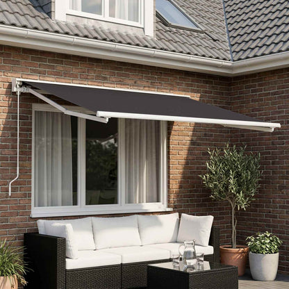 vidaXL Awning Replacement Fabric Anthracite 250 x 200 cm Polyester