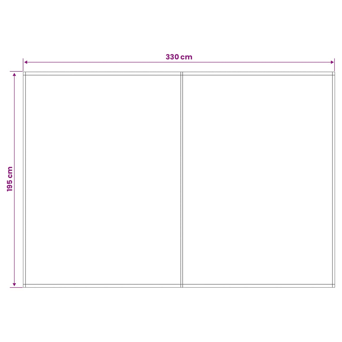 vidaXL Awning Replacement Fabric Beige 350 x 200 cm Polyester