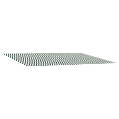 vidaXL Awning Replacement Fabric Green and White 350 x 200 cm