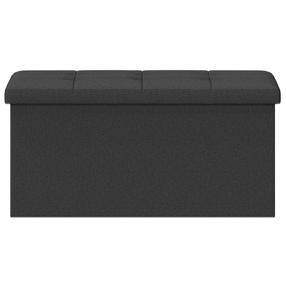 vidaXL Foldable Storage Bench Dark Grey 180 kg 80 L 77 x 38 x 38 cm