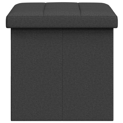 vidaXL Foldable Storage Bench Dark Grey 180 kg 80 L 77 x 38 x 38 cm