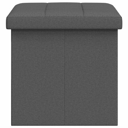 vidaXL Foldable Storage Bench Light Grey 180 kg 80 L 77 x 38 x 38 cm