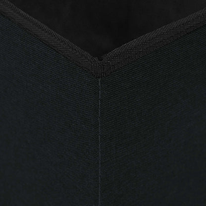 vidaXL Foldable Storage Bench Black 180 kg 80 L 77 x 38 x 38 cm Linen