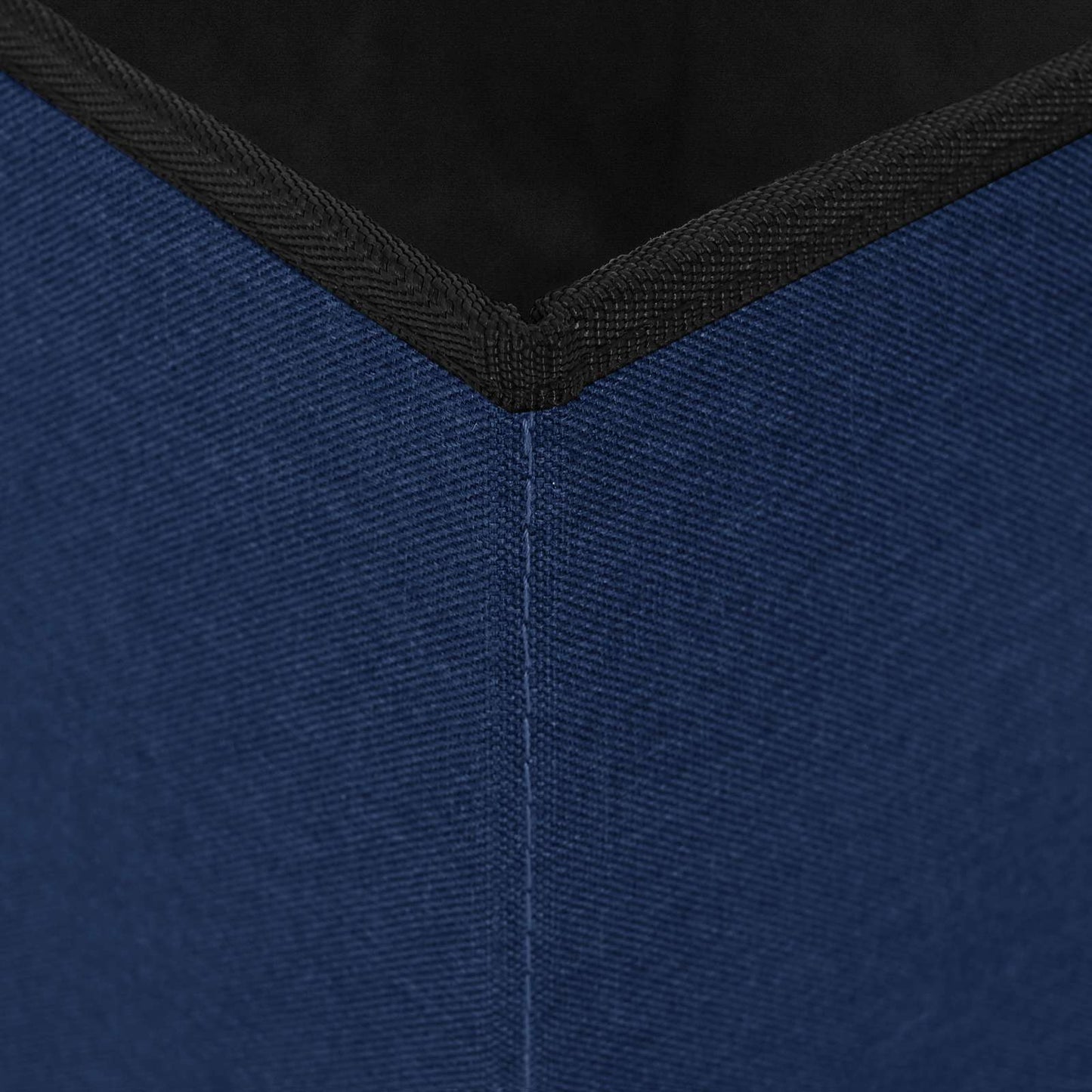 vidaXL Foldable Storage Bench Blue 180 kg 80 L 77 x 38 x 38 cm Linen