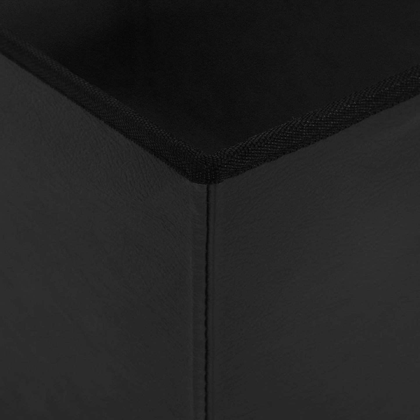 vidaXL Foldable Storage Bench Black 180 kg 80 L 77 x 38 x 38 cm PVC