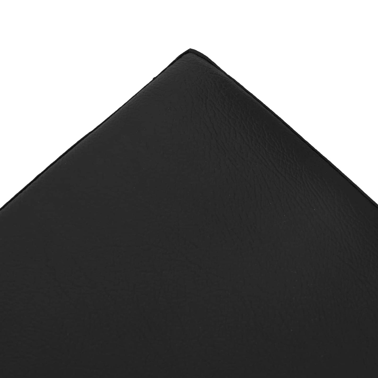 vidaXL Foldable Storage Bench Black 180 kg 80 L 77 x 38 x 38 cm PVC