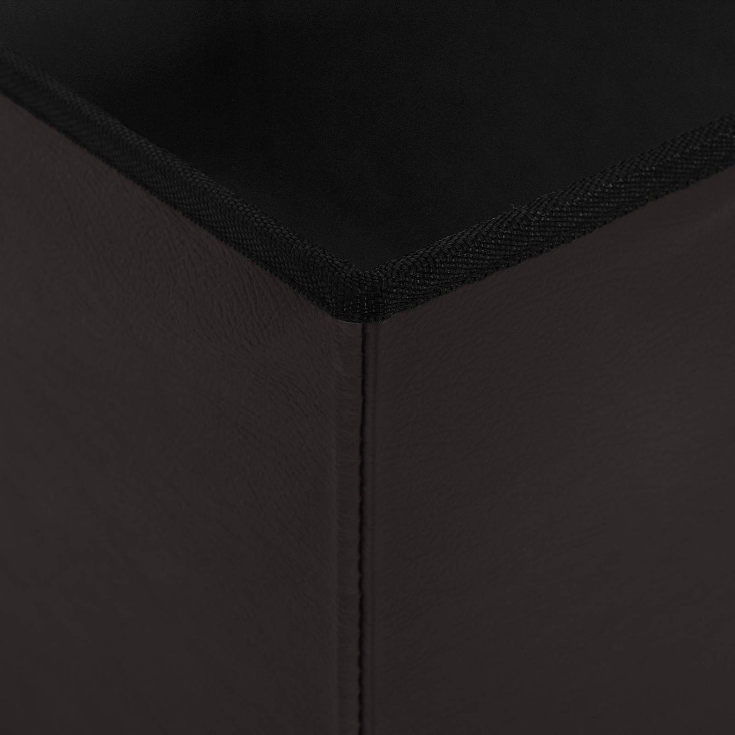 vidaXL Foldable Storage Bench Brown 180 kg 80 L 77 x 38 x 38 cm PVC