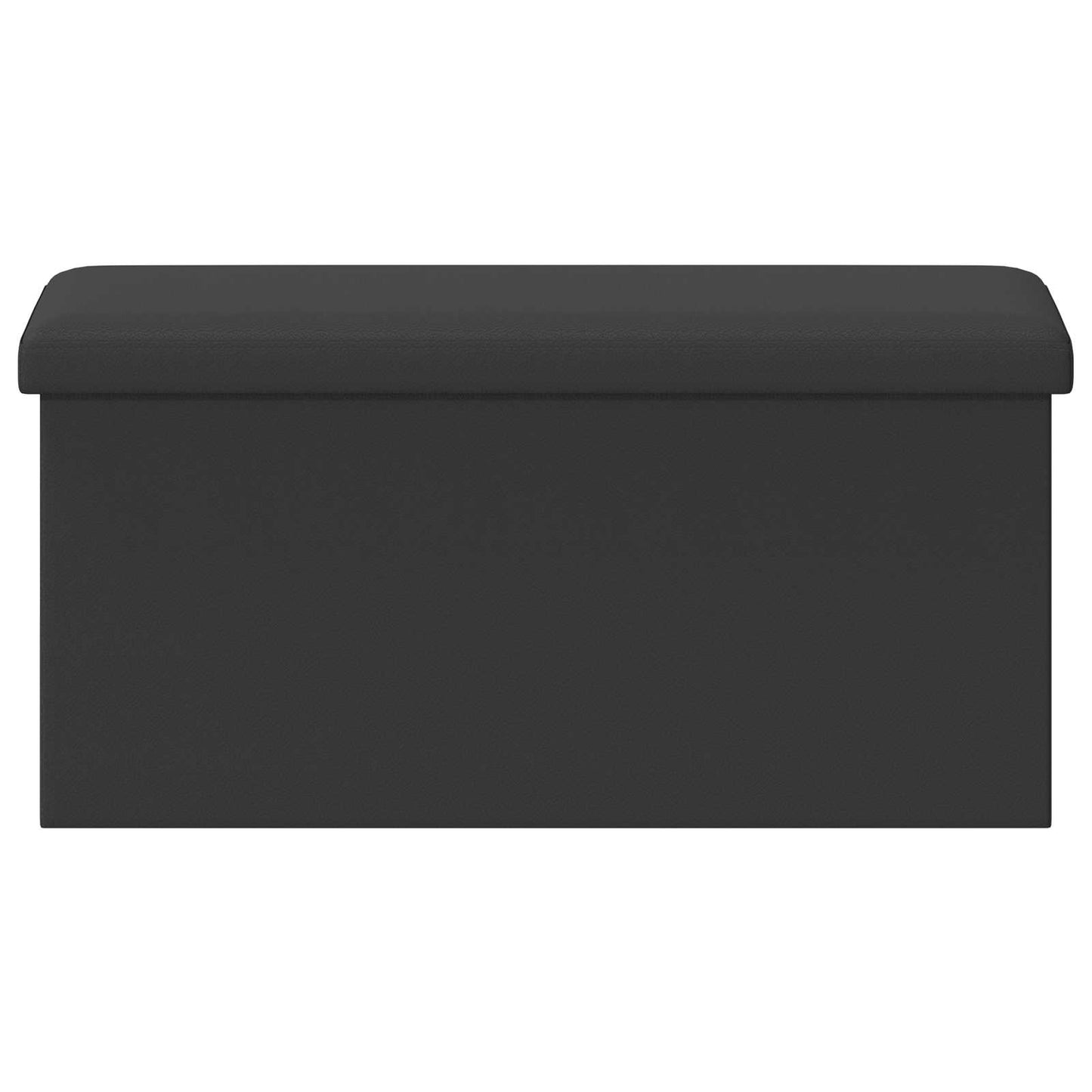 vidaXL Foldable Storage Bench Grey 180 kg 80 L 77 x 38 x 38 cm PVC