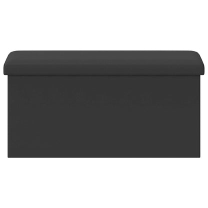 vidaXL Foldable Storage Bench Grey 180 kg 80 L 77 x 38 x 38 cm PVC
