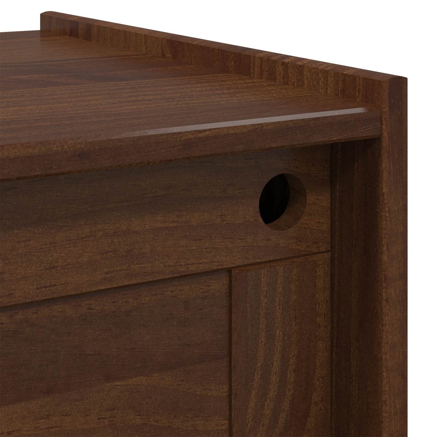 vidaXL Sideboard BILBAO Dark Caramel 114 x 45 x 75 cm