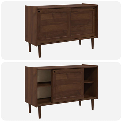 vidaXL Sideboard BILBAO Dark Caramel 114 x 45 x 75 cm