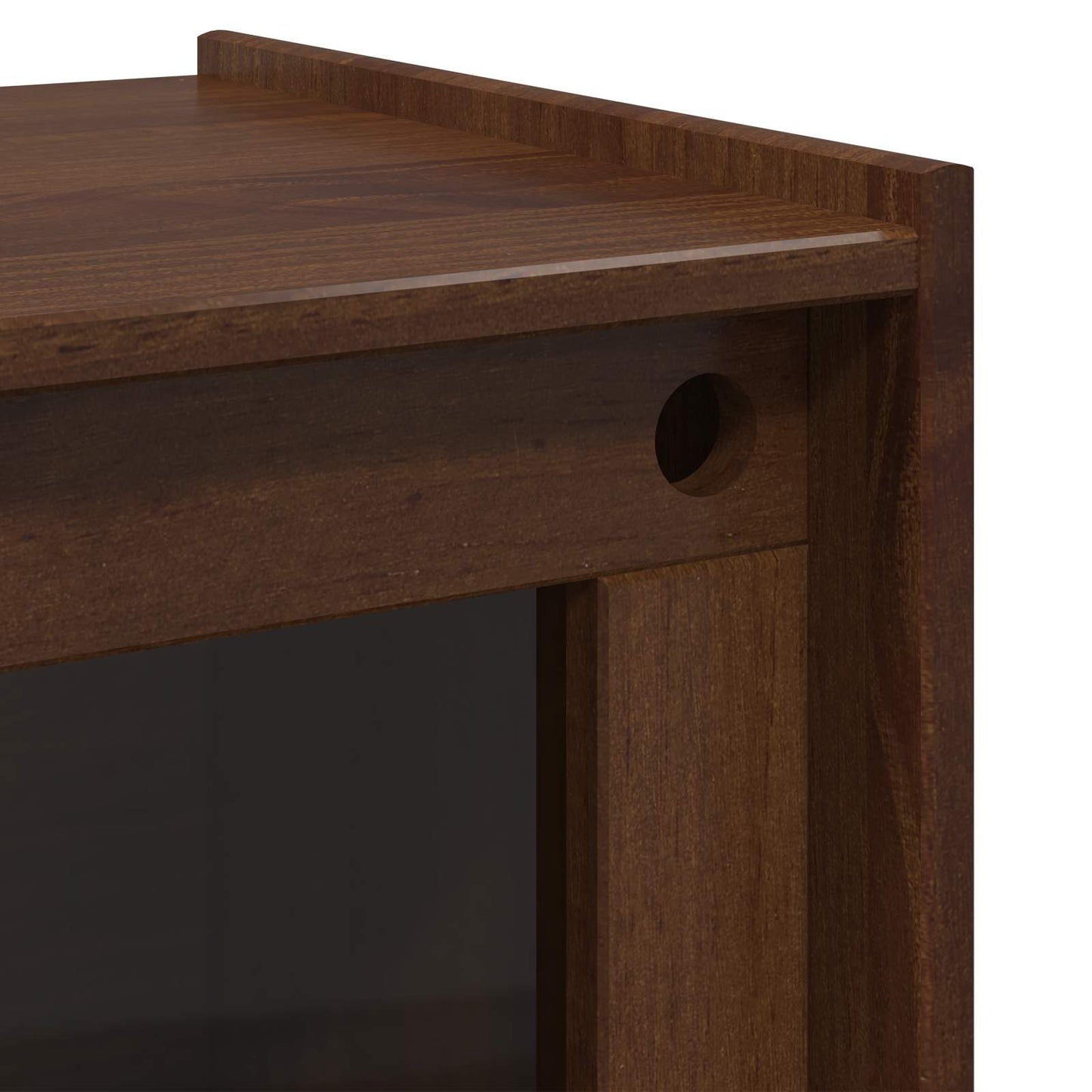 vidaXL Cupboard BILBAO Dark Caramel 104 x 40 x 120 cm