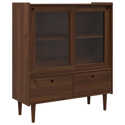 vidaXL Cupboard BILBAO Dark Caramel 104 x 40 x 120 cm