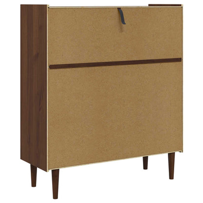 vidaXL Cupboard BILBAO Dark Caramel 104 x 40 x 120 cm