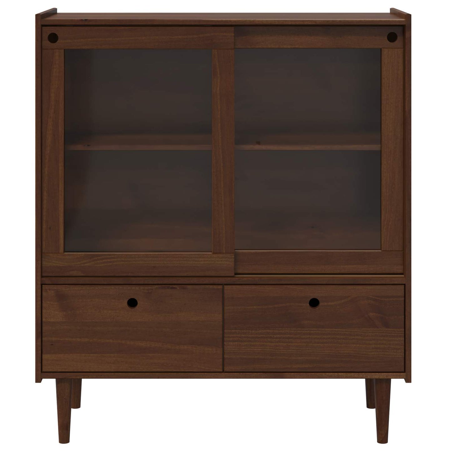 vidaXL Cupboard BILBAO Dark Caramel 104 x 40 x 120 cm