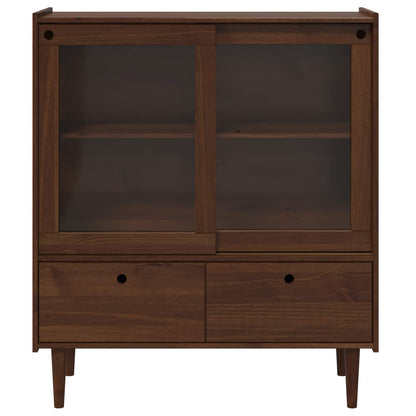 vidaXL Cupboard BILBAO Dark Caramel 104 x 40 x 120 cm