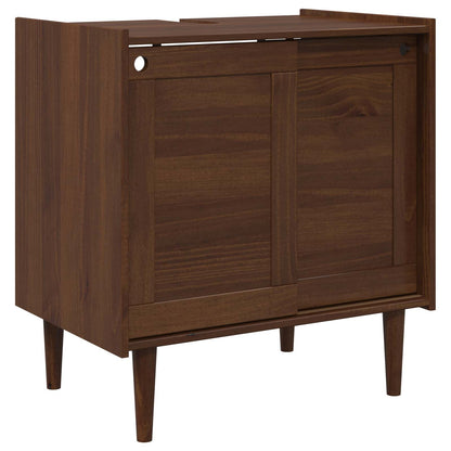 vidaXL Sink Cabinet BILBAO Dark Caramel 75 x 50 x 80 cm